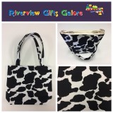 Medium Tote Bag - Cow Print